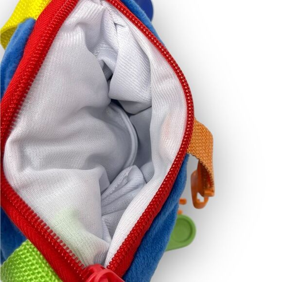 Buckle Toys Boomer Square Plush Blue Smile Embroidered Toddler Baby Learning - Picture 6 of 7